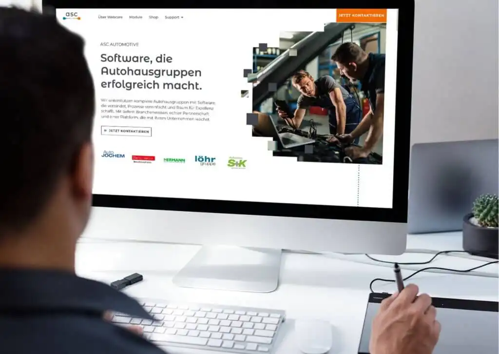 Webdesign von asc-ag.com