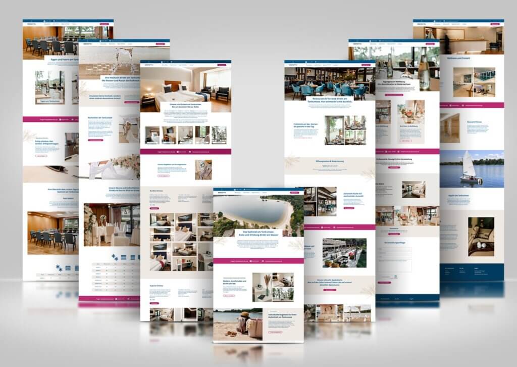 Webdesign vom Seehotel am Tankumsee